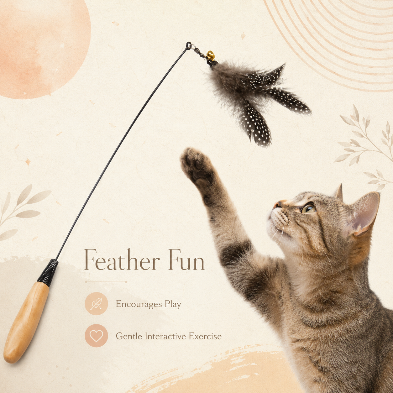 50cm Cat Teaser Wand